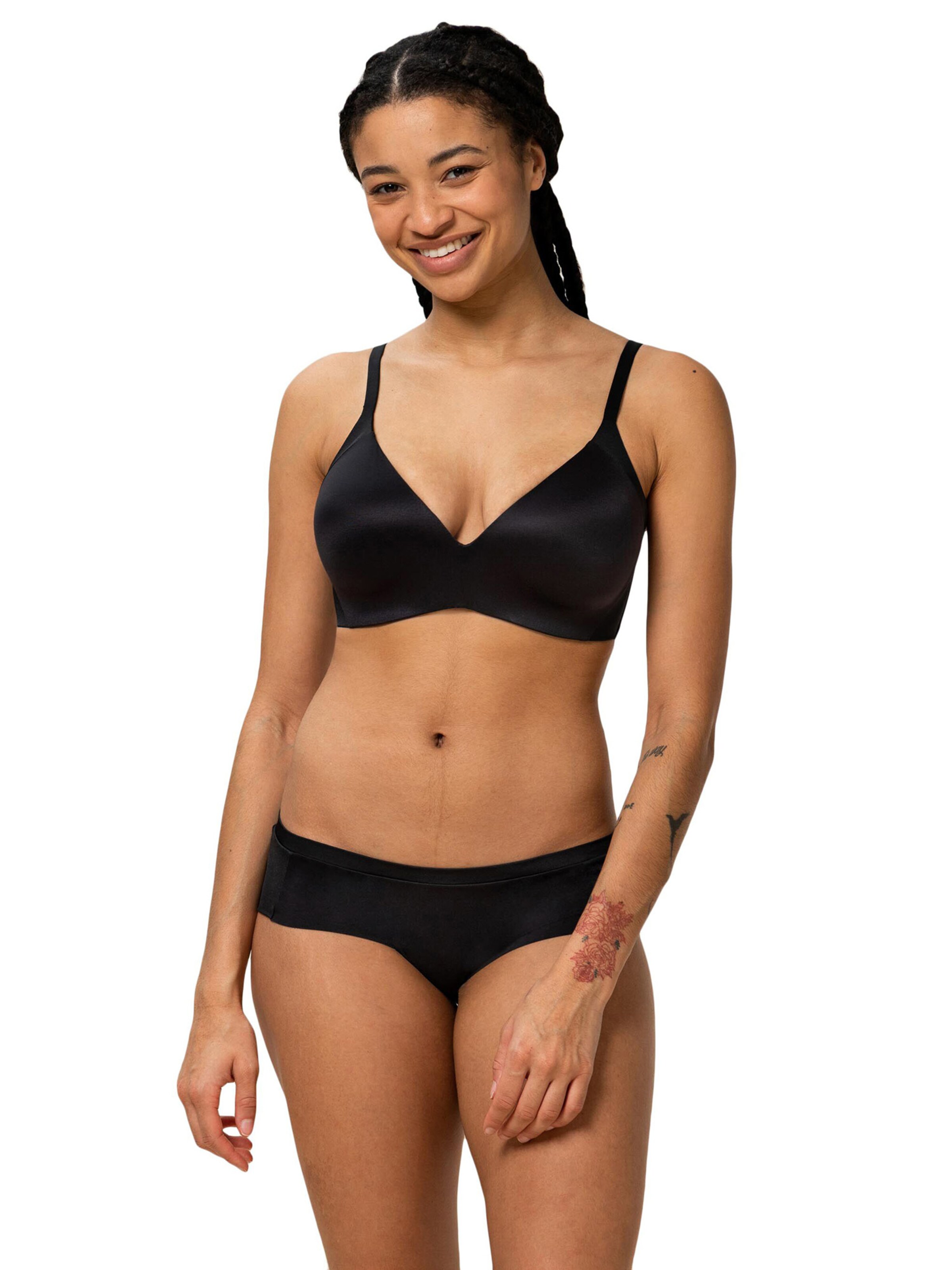 TRIUMPH T-Shirt Soft-BH ' Body Make-up Soft Touch ' in Schwarz