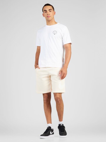 new balance Tričko 'Hoops Essentials' – bílá