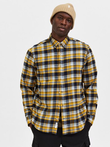 SELECTED HOMME Klasický střih Košile 'Rand' – žlutá