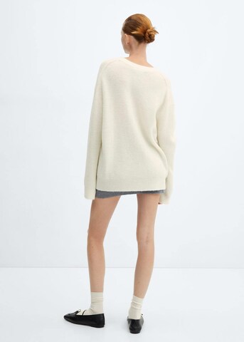 MANGO Sweater 'FRANCA' in White