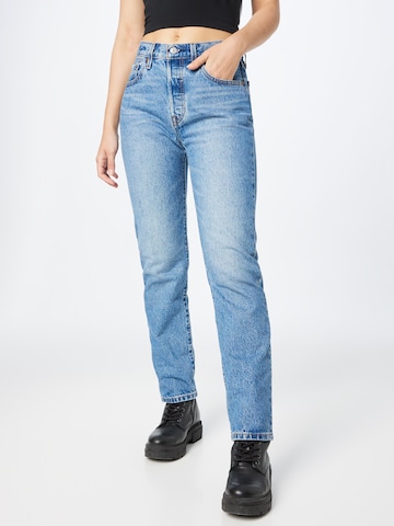 LEVI'S Jeans '501® Crop' in Blue: front