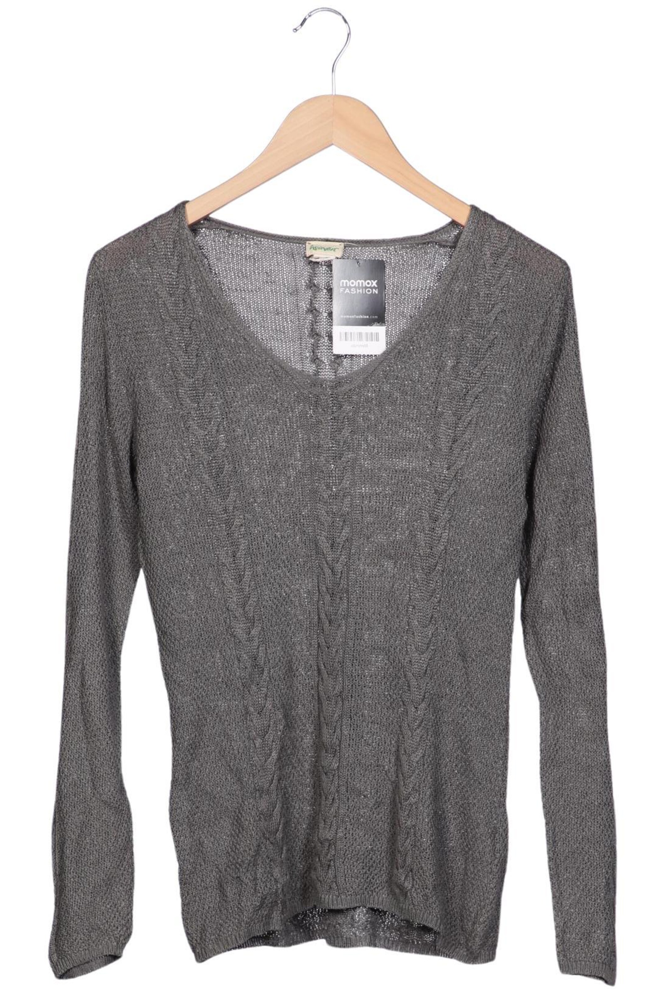 hessnatur Sweater & Cardigan in S in Grey: front