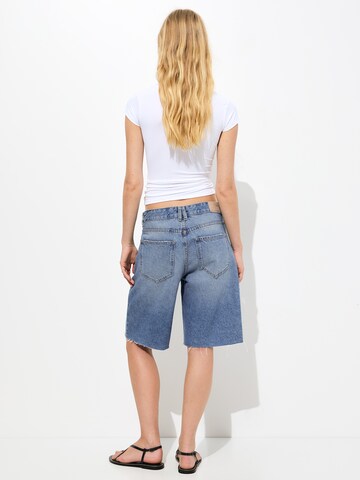 Pull&Bear Regularen Kavbojke | modra barva