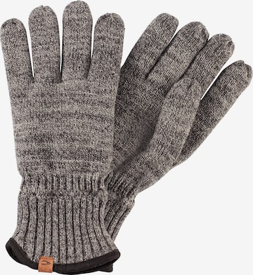 CAMEL ACTIVE Full Finger Gloves in Grey: front