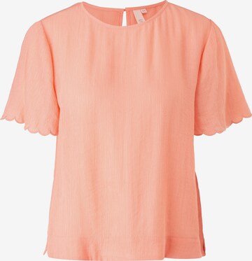 QS - Blusa em laranja: frente