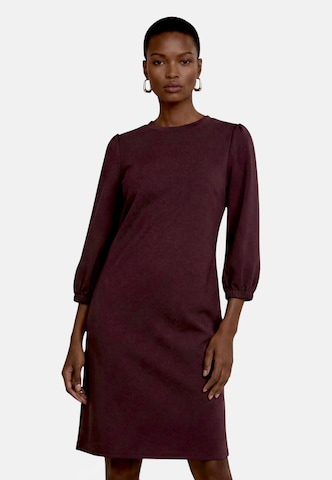 zero Sweatkleid mit 3/4 Arm in Braun: Vorderseite