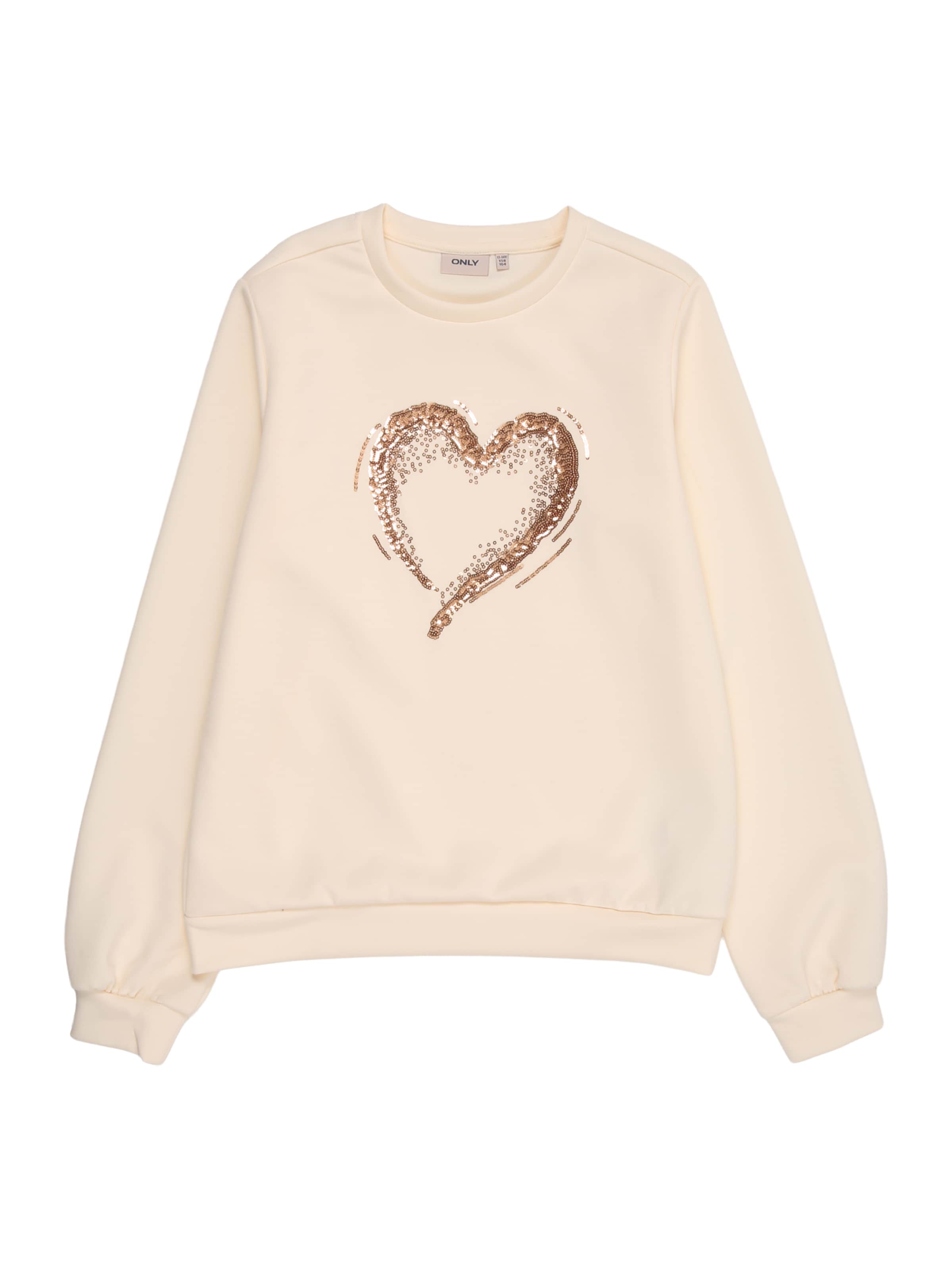 ONLY GIRLS Sweatshirt in White: front