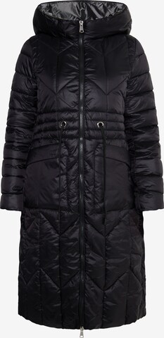 Usha Χειμερινό παλτό σε μαύρο: μπροστά