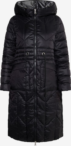 Manteau d’hiver Usha en noir : devant