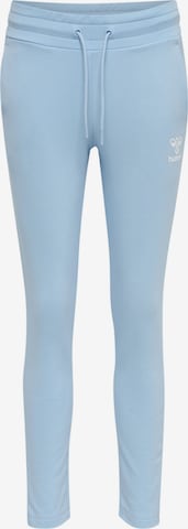 Hummel Workout Pants in Blue: front