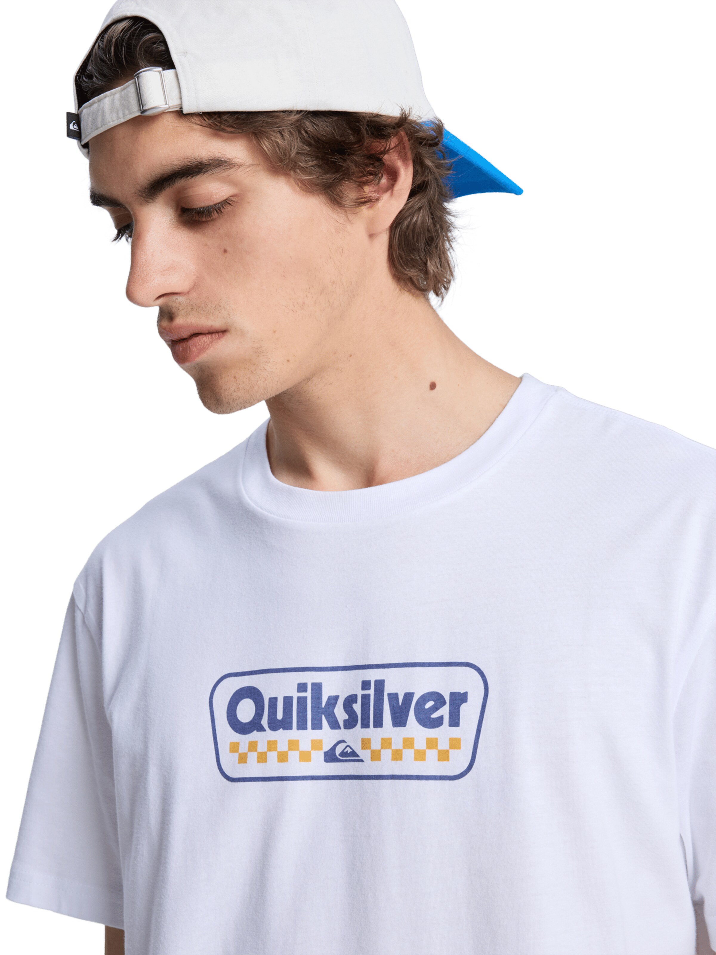 QUIKSILVER T-Shirt 'EV Starting Grid' in Weiß