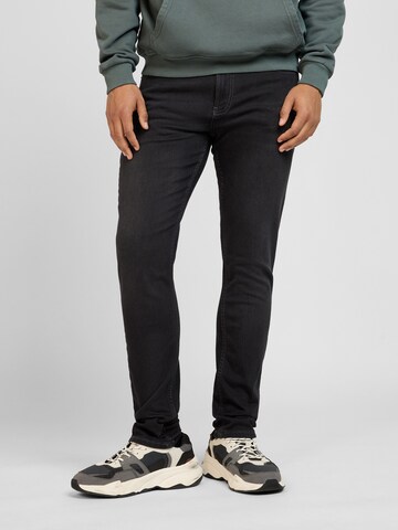 yazubi Slimfit Jeans 'Erik' in Schwarz