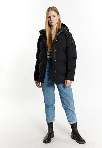 DreiMaster Maritim Winter Jacket in Black