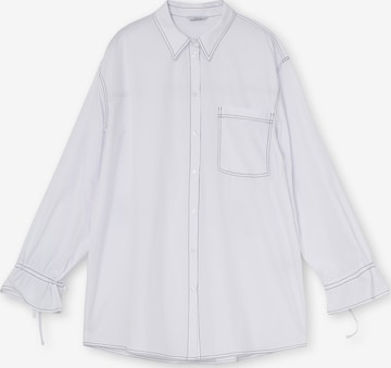 Camicia da donna di Envii in bianco: frontale