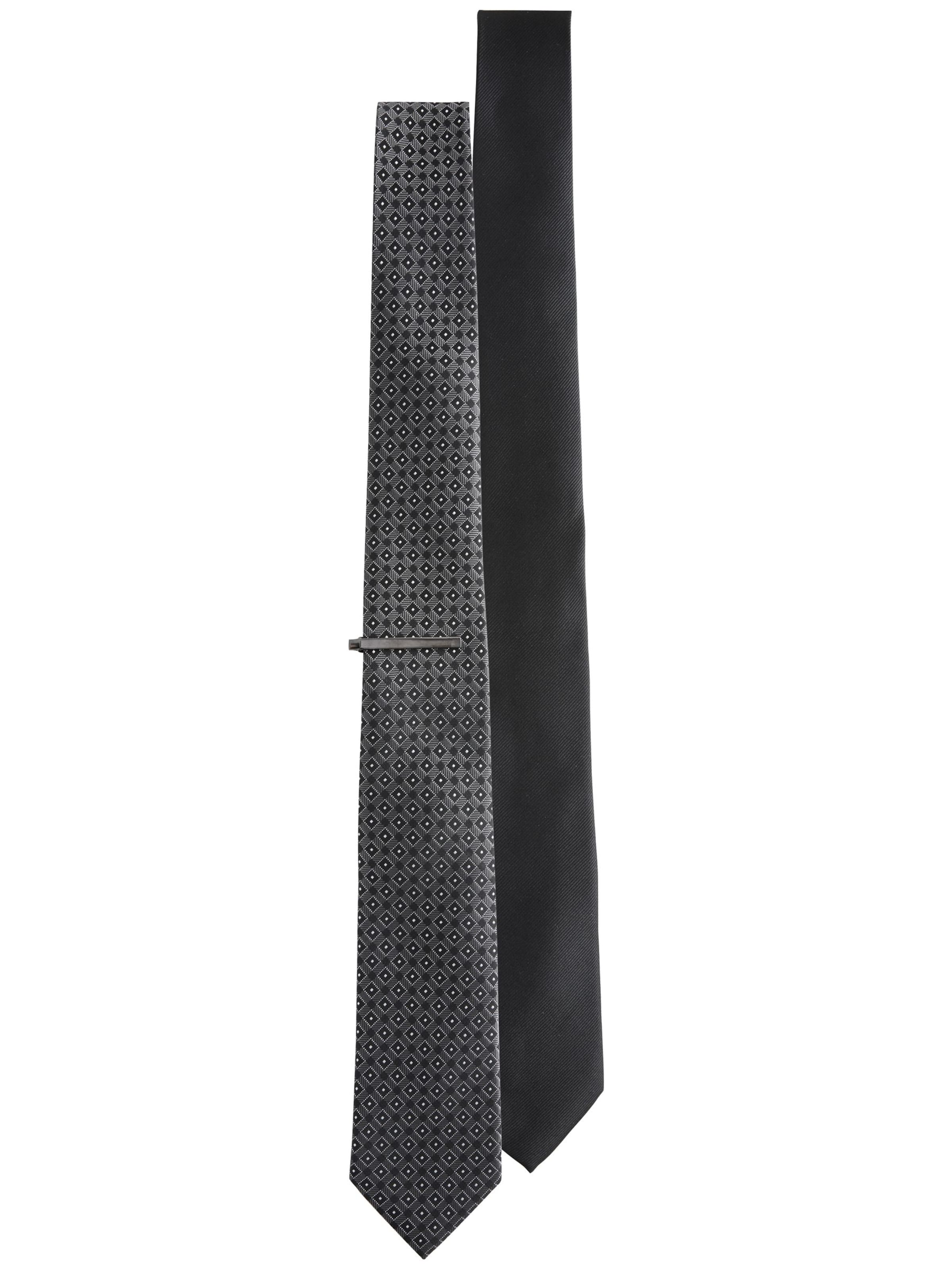 Next - Corbata en negro: frente