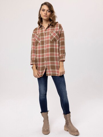 By Diess Collection Blouse in Bruin