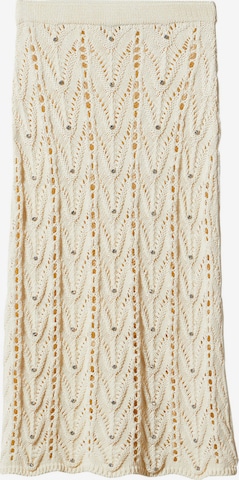 MANGO Rok 'Bella' in Beige: voorkant