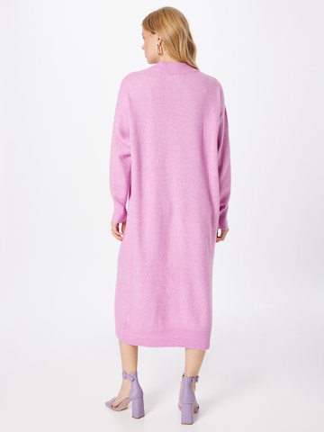 Monki Pletena obleka | roza barva