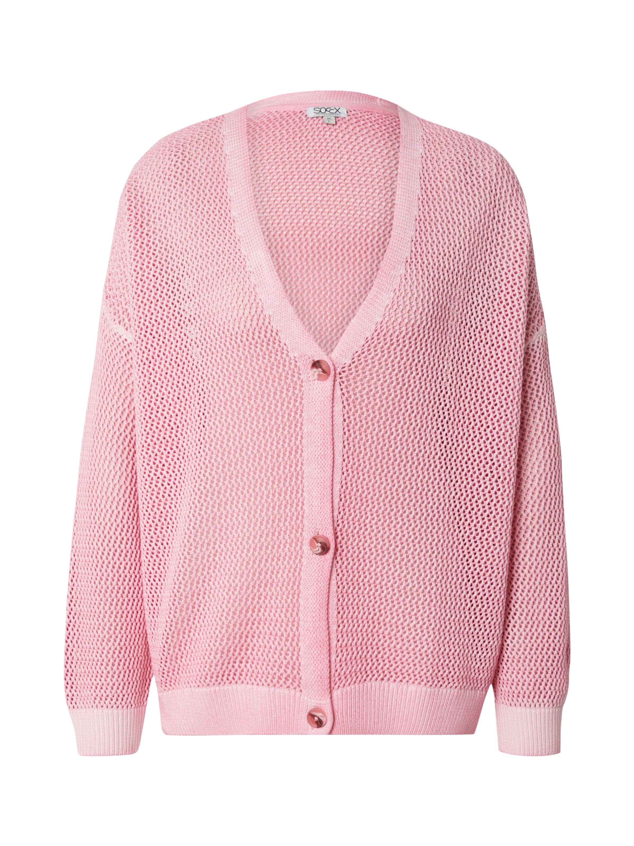 Cardigan Soccx en rose : devant