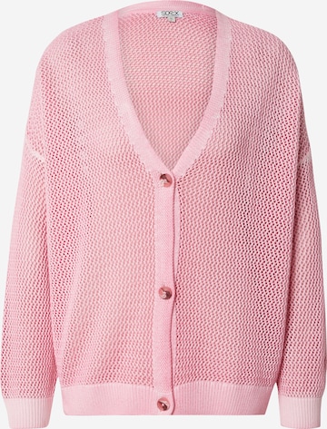 Soccx Neuletakki värissä vaaleanpunainen: etupuoli