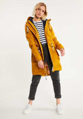 Manteau fonctionnel Schmuddelwedda en jaune