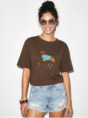 Bianco LucciMajica - smeđa boja: prednji dio