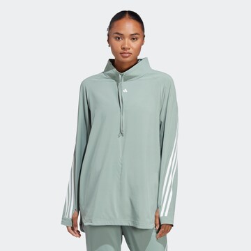 ADIDAS PERFORMANCE Athletic Sweatshirt in Green: front