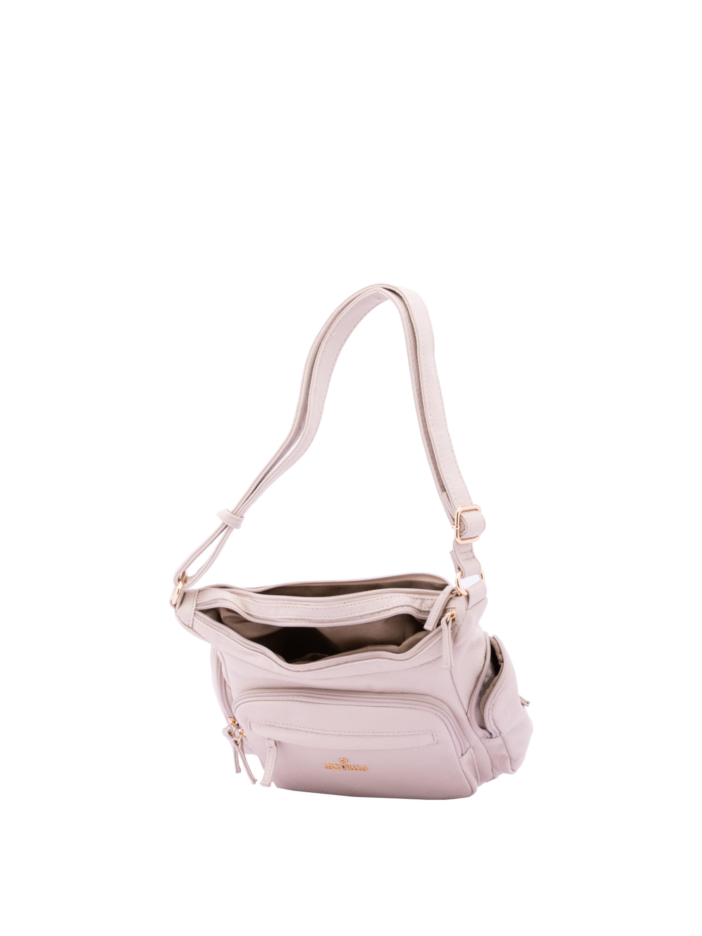 Borsa a spalla 'Borsa a Spalla Donna B Cavalli Ecopelle Zip' di B. Cavalli in beige