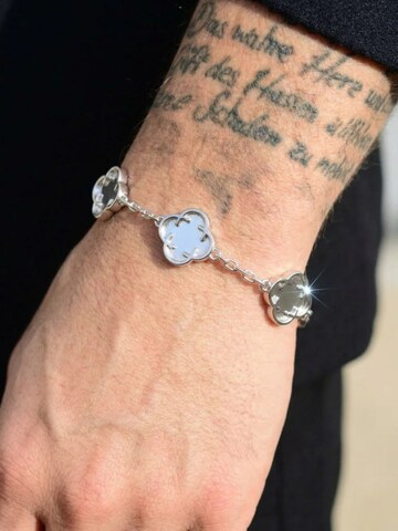 Eternal Bracelet 'Raw Clover' in Silver