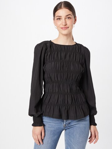 Freequent Blouse 'ELOISE' in Zwart: voorkant