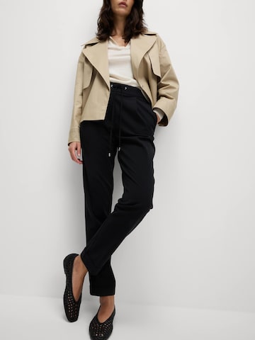 Marks & Spencer Slimfit Broek in Zwart: voorkant