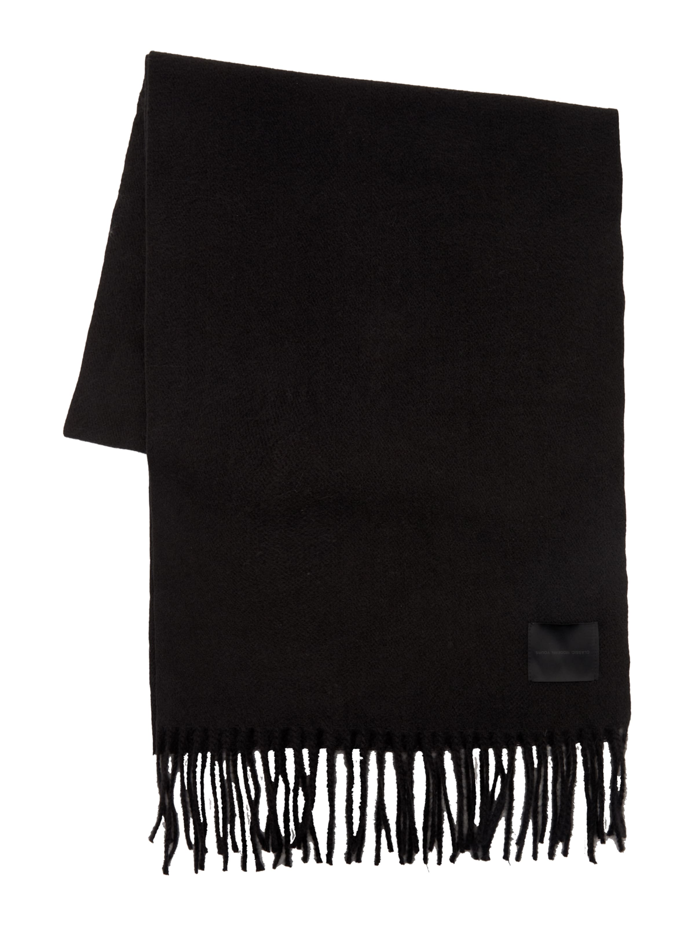Pull&Bear Scarf in Black: front