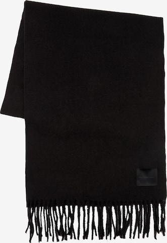 Pull&Bear Scarf in Black: front