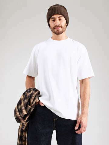 Tricou de la Abercrombie & Fitch pe alb: față