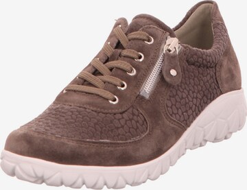 WALDLÄUFER Lace-Up Shoes in Brown: front