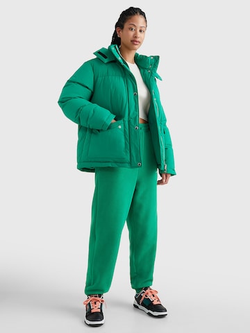 Tommy Jeans Winterjas in Groen