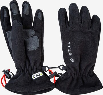 Whistler Athletic Gloves 'Hastings' in Black: front