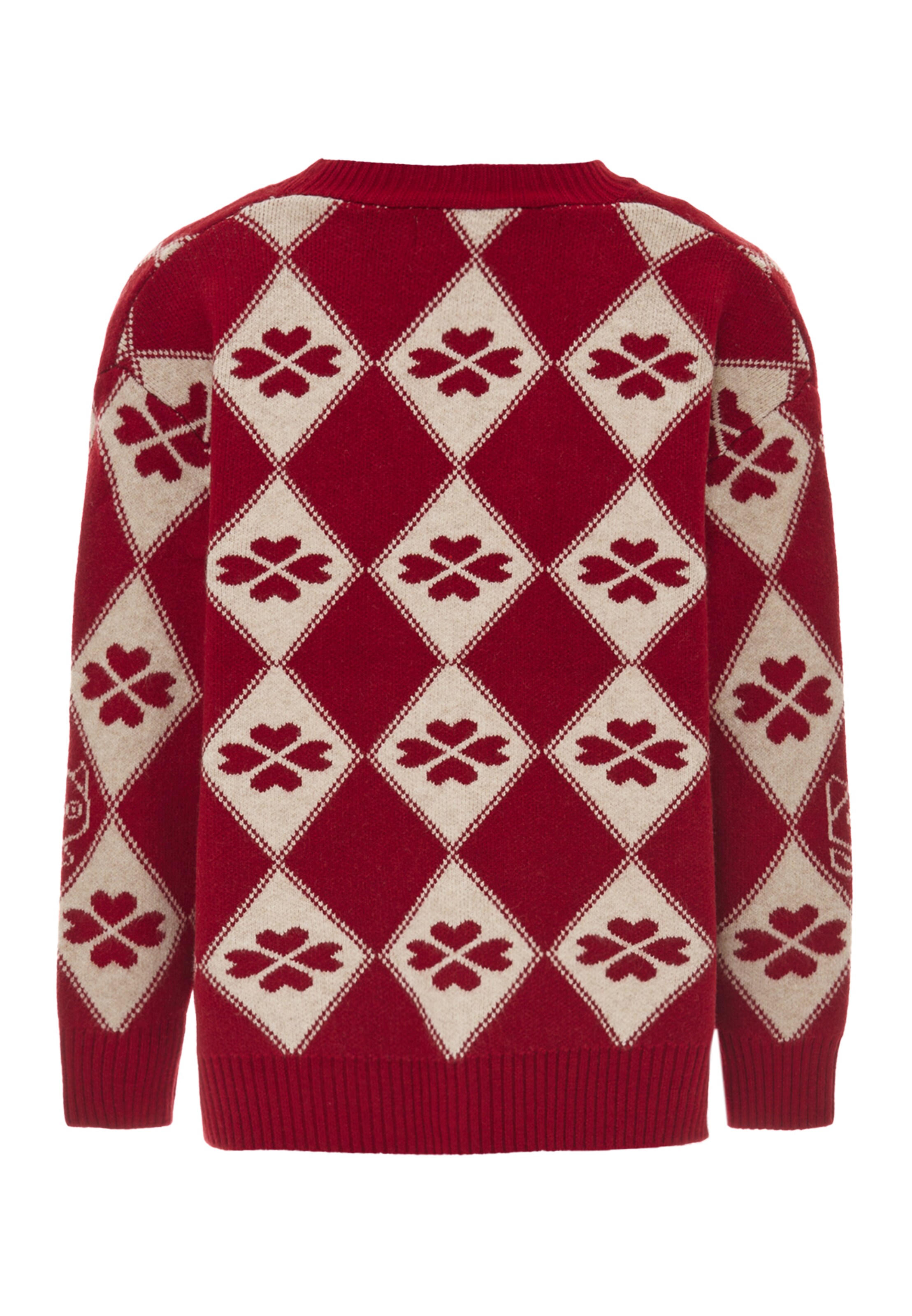 IMMY - Casaco de malha em vermelho