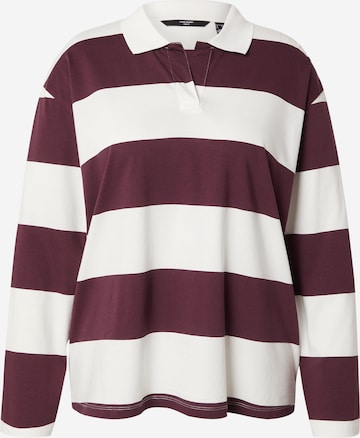 Vero Moda Curve Shirts 'VMCMOLLY' i rød: forside