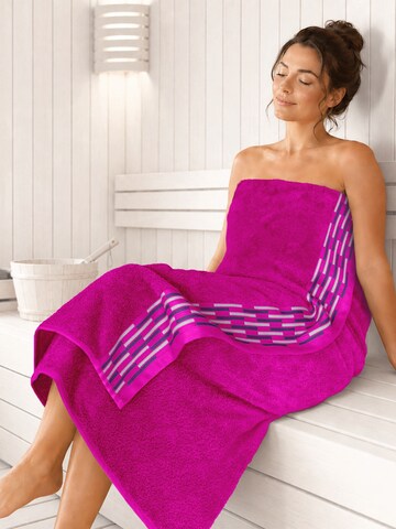 Lashuma Handtuch 'Lugano' in Pink