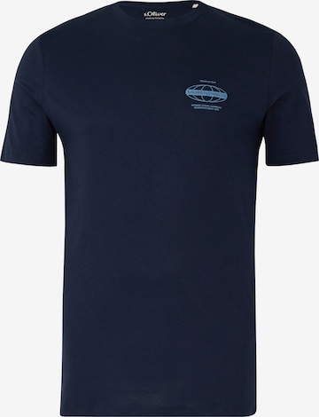 s.Oliver Shirt in Blue: front