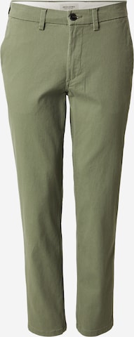 JACK & JONES Regular Chino Pants 'JPSTOLLIE DYLAN' in Green: front