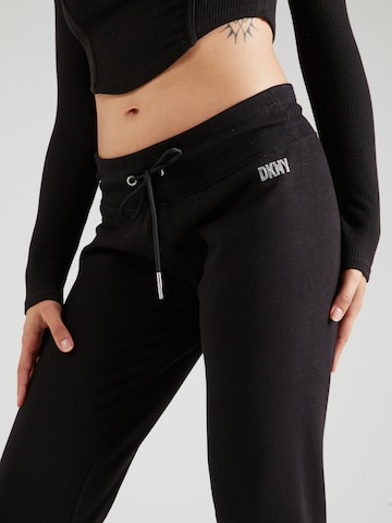 DKNY Performance Zúžený Sportovní kalhoty – černá