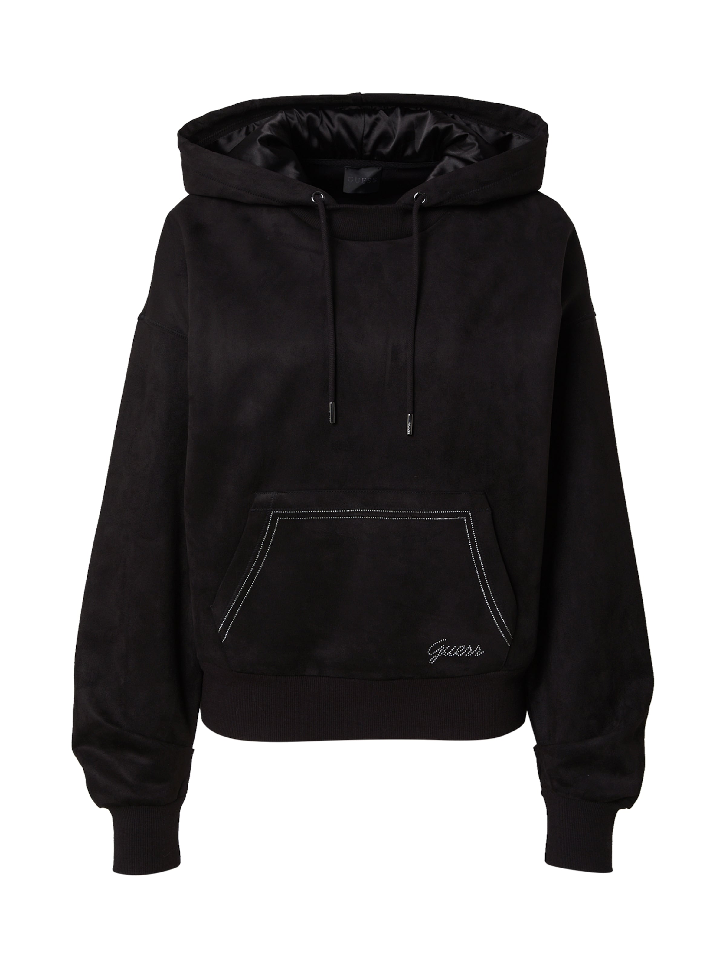 GUESS Mikina 'SCUBA' - Čierna: predná strana