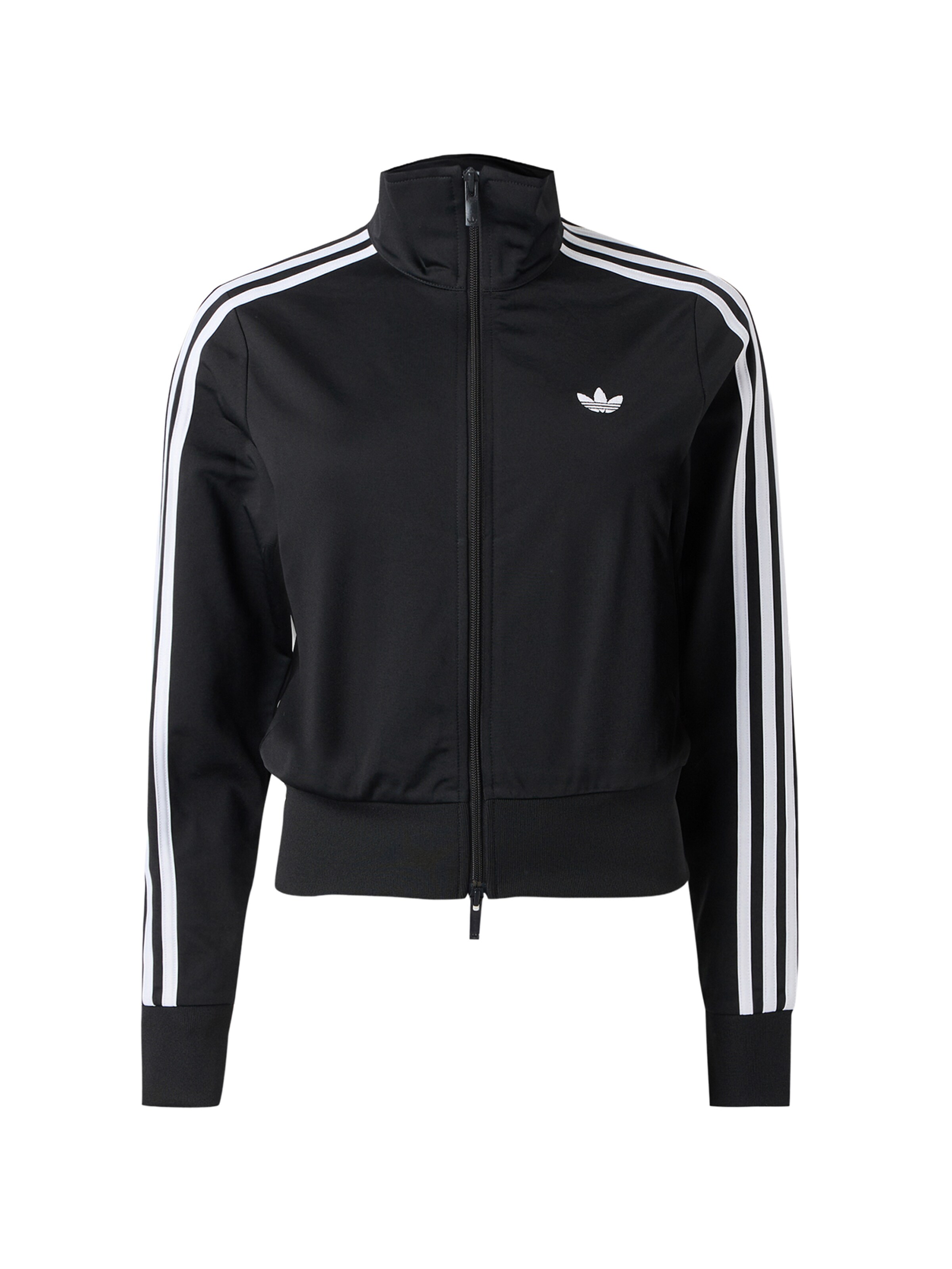 ADIDAS ORIGINALS - Casaco em moletão 'Firebird Classic' em preto: frente