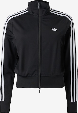 Veste de survêtement 'Firebird Classic' ADIDAS ORIGINALS en noir : devant