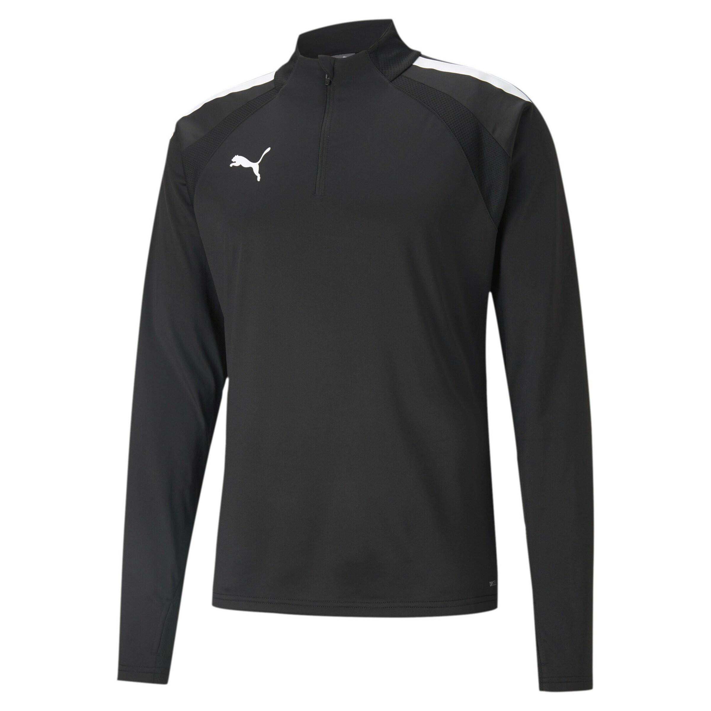 PUMA Sports sweatshirt 'Team Liga' in Black: front