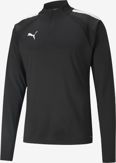 PUMA Sweat de sport 'Team Liga' en noir / blanc, Vue avec produit