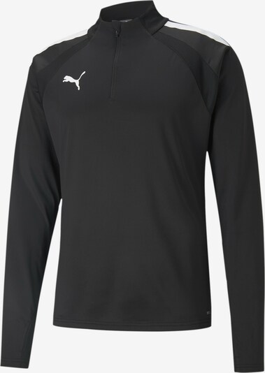 PUMA Sportsweatshirt 'Team Liga' in de kleur Zwart / Wit, Productweergave