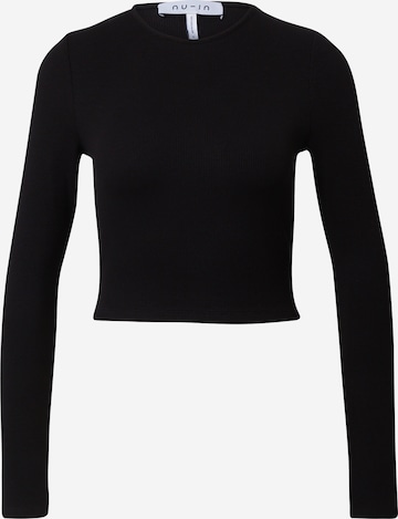 juoda NU-IN Marškinėliai: priekis